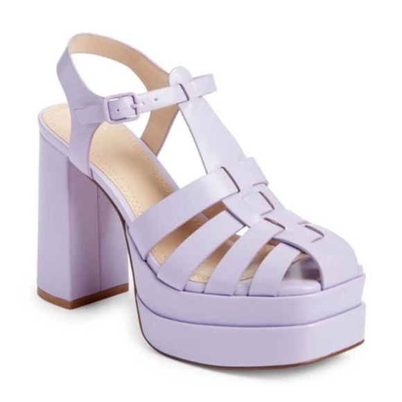 NEW! BP Purple Amaya Fisherman Platform Sandals - Size 9.5 - Picture 1 of 13